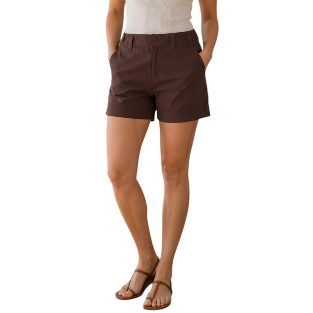 St. John's Bay Brown Women's Cotton Blend Shorts